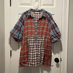 Talulah Pocketed Plaid Dress